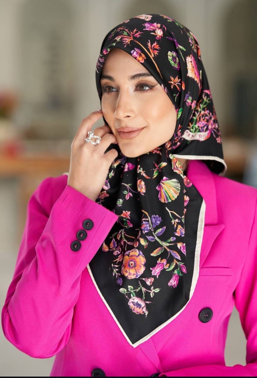 روسری ابریشم قواره ۹۰